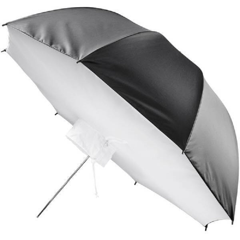 Softbox av paraplymodell Vit/silver med svart utsida